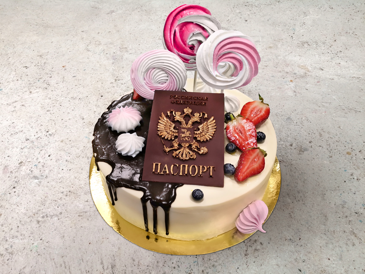Торт «Элитный»  Паспорт 1,4 кг (роз)